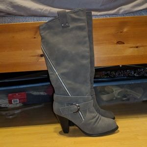 JustFab high heeled boots